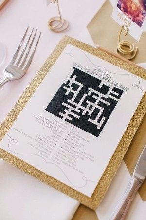 Crucigramas para tus invitados  ¿sí o no?