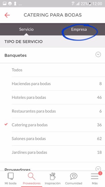 Buscar proveedor