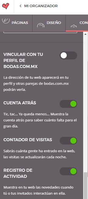 Vincular con tu perfil de Bodas.com.mx