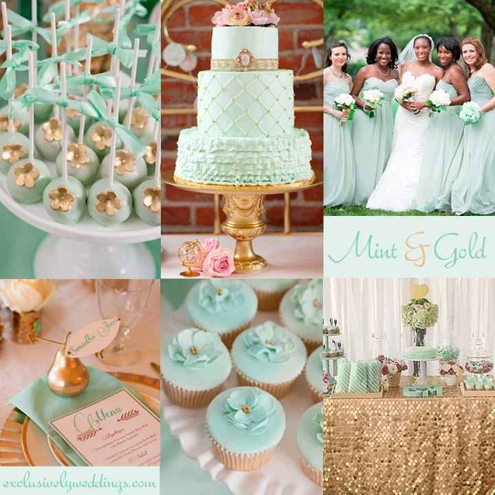 Mint and gold 