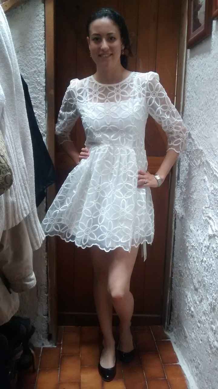 Que les parece este vestido para el civil - 1