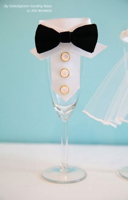 Copas para novios DIY