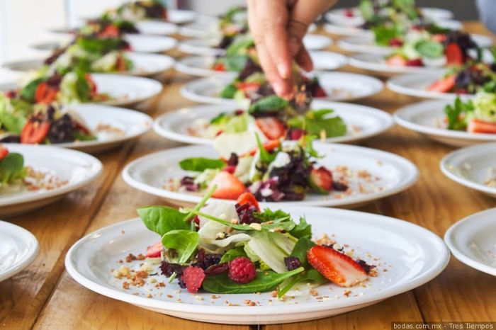 Invitados veganos, vegetarianos, con intolerancias alimentares