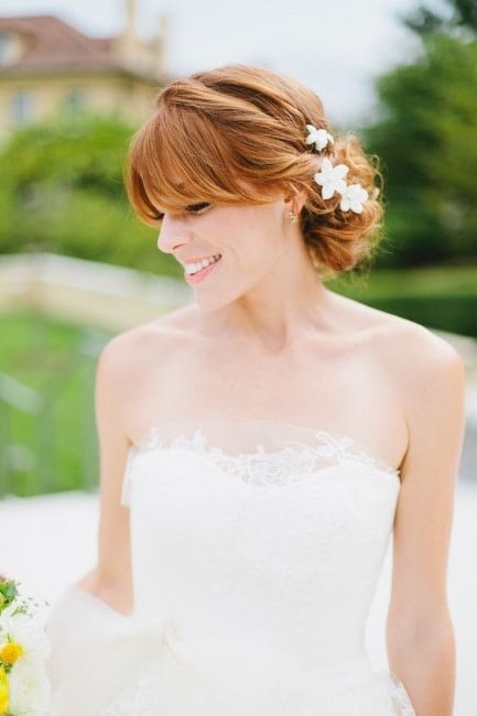 2) 10 peinados de novia con flequillo