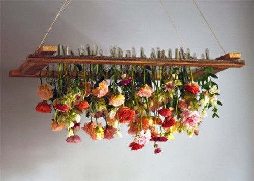Flores colgantes
