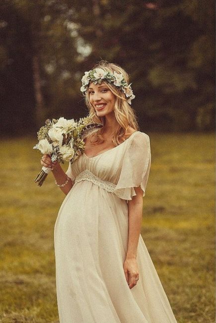 2) Vestidos de novia para embarazadas