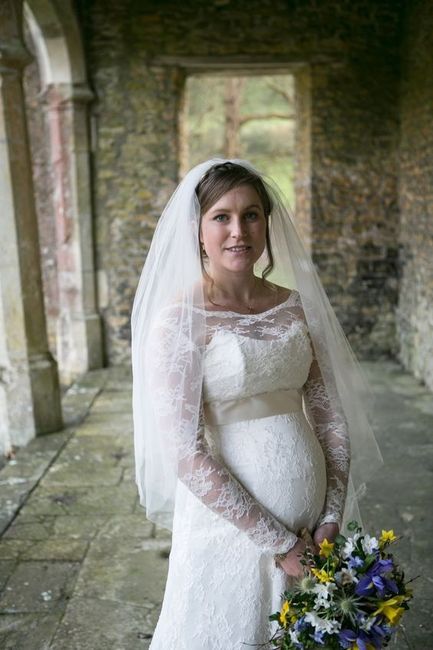 5) Vestidos de novia para embarazadas