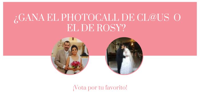 ¿Gana el photocall de Rosy o el de Cl@us? 1