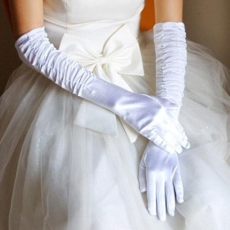 4) guantes novia