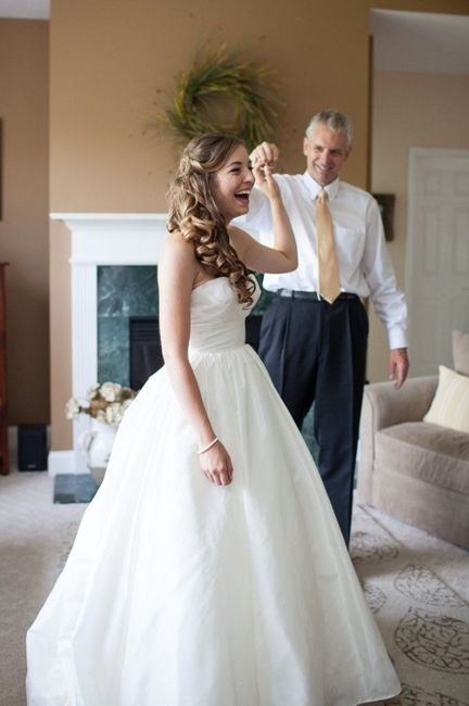 5) First look (y no es con el novio)