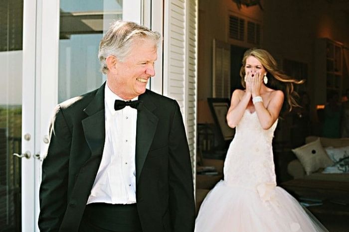 7) First look (y no es con el novio)