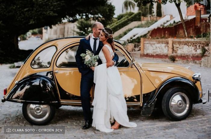 ¿Qué os parece este coche para llegar a la boda? 1