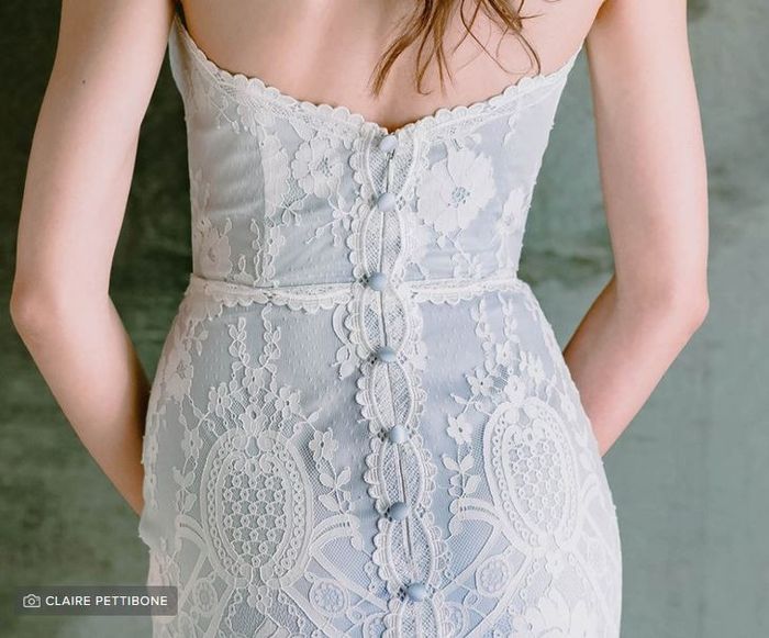 Y sí... ¿tu algo azul es el vestido de novia? 1