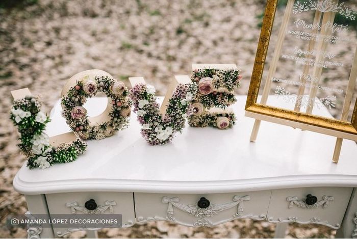 ¿Cómo incluir el “LOVE” en tu boda? 2