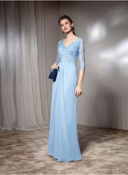 4 vestidos hermosos en color AZUL para brillar en la boda 💙 - 1