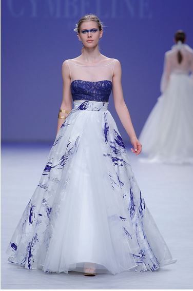 6 vestidos de novia con detalles em AZUL 💙 - 3