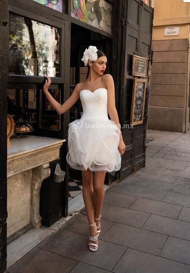 5 vestidos – CORTOS – para una novia 👍👎 1