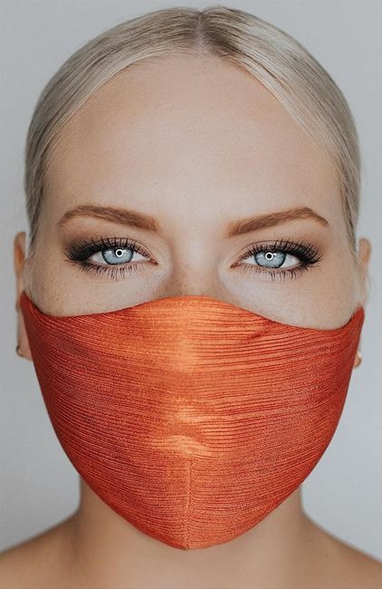 4 mascarillas de color para las damas 2