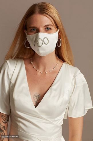 10 cubrebocas para la novia 10