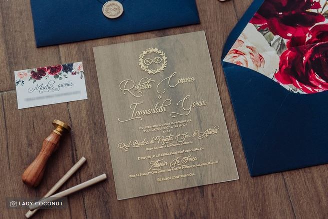 Invitaciones de bodas en metacrilato, ¿has visto? - 4