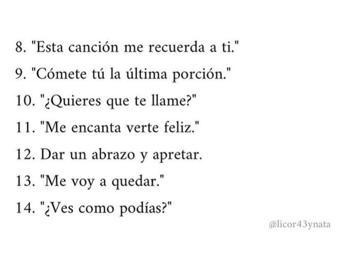 42 formas de decir "te quiero" sin decir "te quiero" - 1