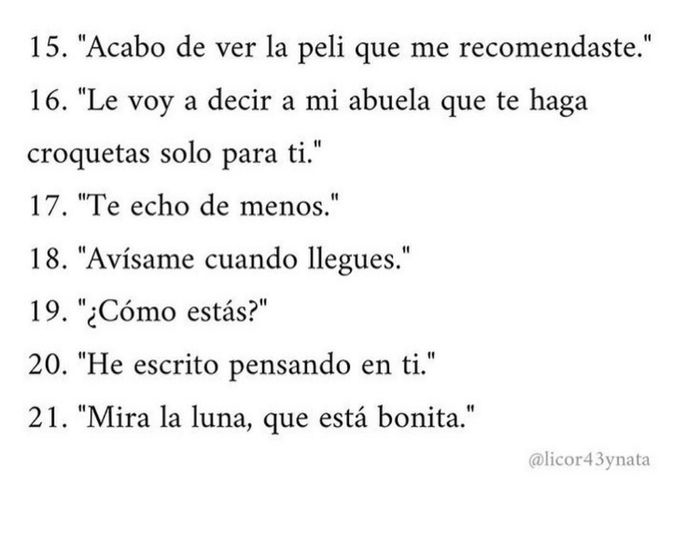 42 formas de decir "te quiero" sin decir "te quiero" - 2