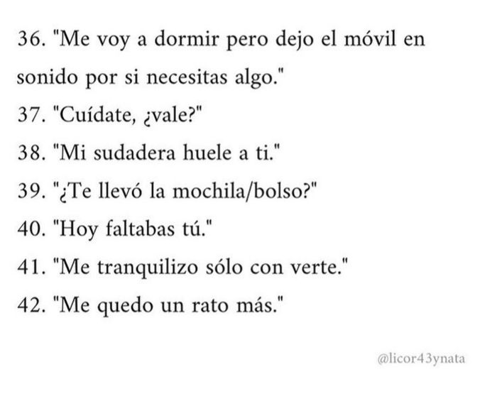 42 formas de decir "te quiero" sin decir "te quiero" - 5
