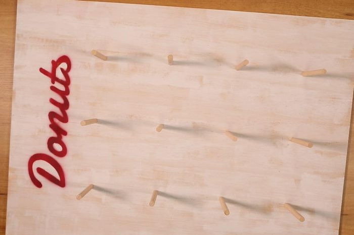 Tablero de donas, DIY en pocos pasos 7