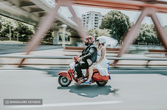 Vespas y bodas, ¡un match hermoso! - 1
