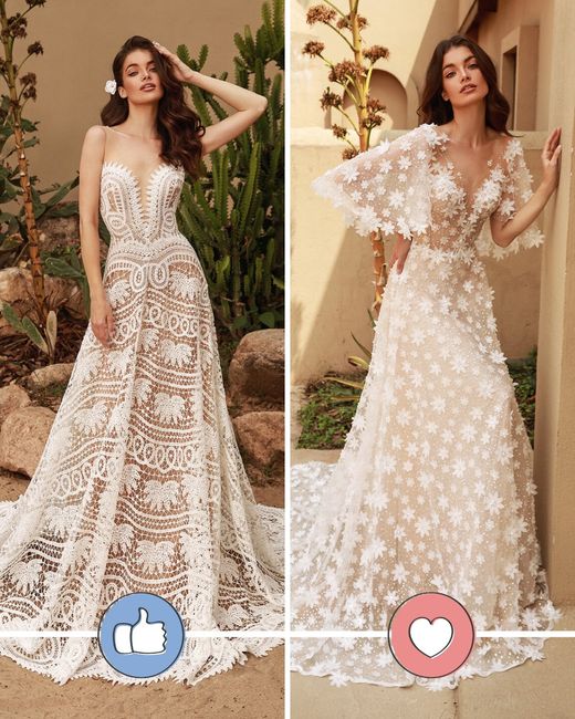 ¿Qué vestido de novia prefieres? 1