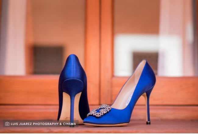 Zapatos de color para la novia: ¿un match? 1