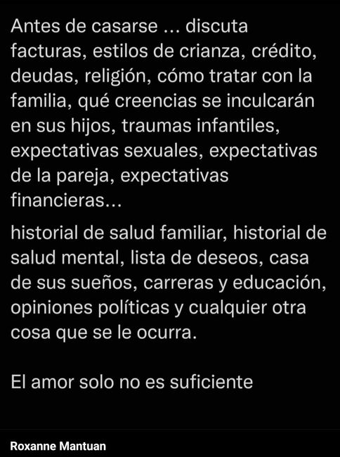 El amor así solo no es suficiente 1