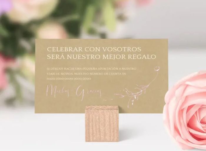 Número de cuenta en la invitación, ¿qué opinas? 1