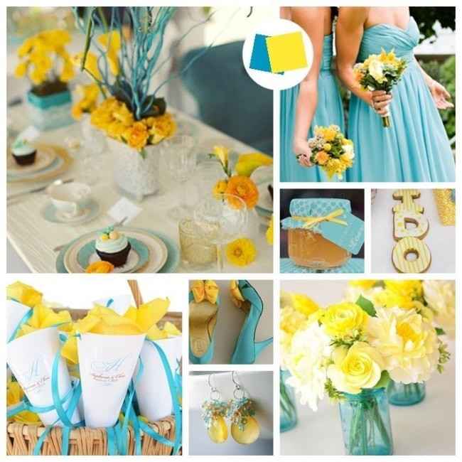 Azul, amarillo – Inspiración paleta de colores 