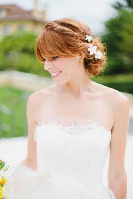 2) 10 peinados de novia con flequillo