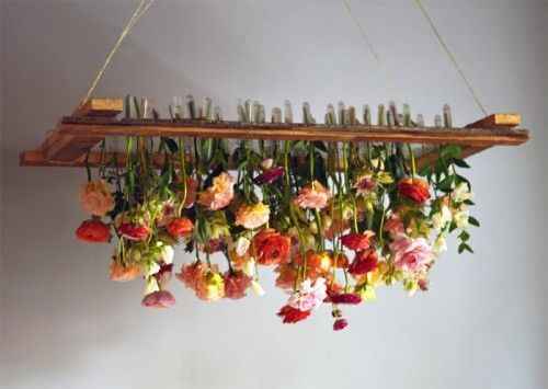 Flores colgantes