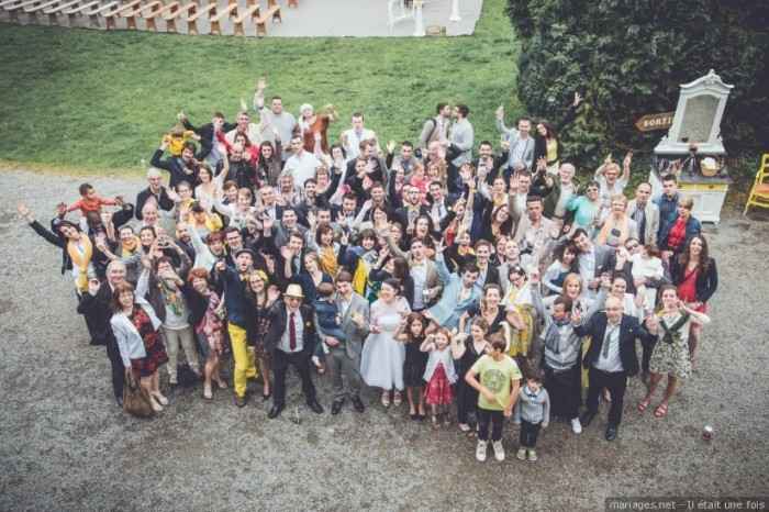 C) Crea tu álbum de fotos de boda, los invitados