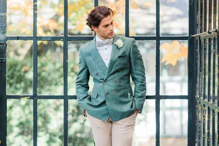 B) ¿Cuál look de novio NO va contigo?