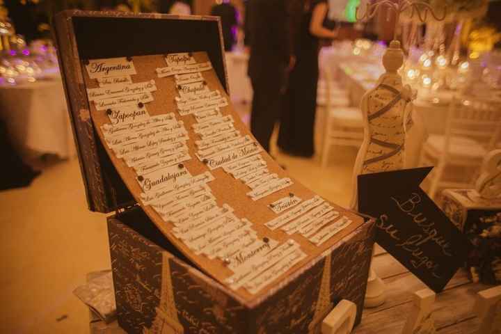 A) ¿Cuál seating plan NO va contigo? 