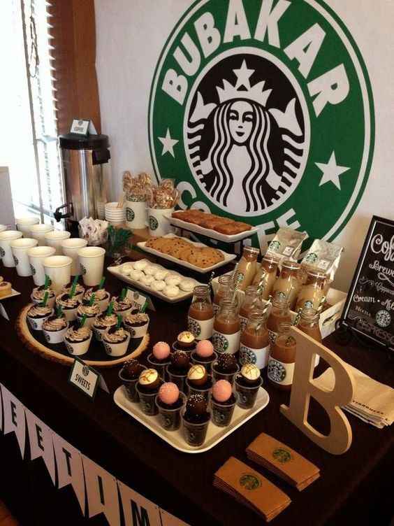 1.Bridal Shower: temática Starbucks