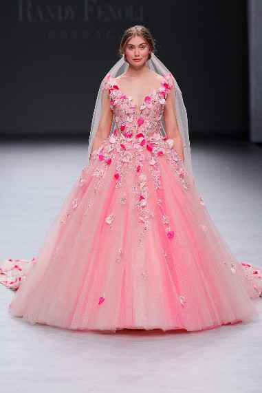 Vestido de novia en color