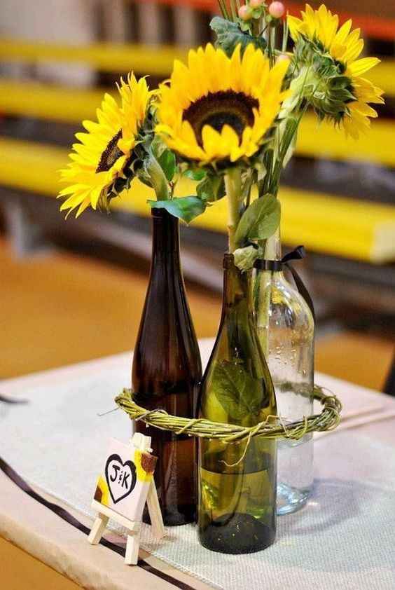 3) Ideas para decorar con girasol