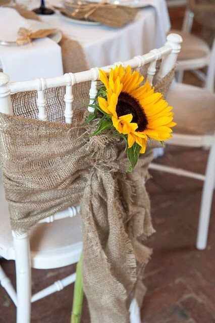 7) Ideas para decorar con girasol