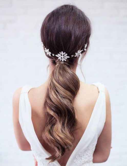 3) Peinados para novias sin velo