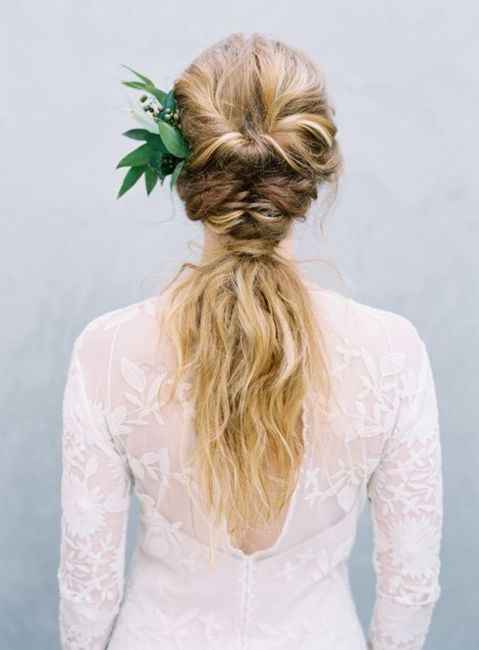 7) Peinados para novias sin velo