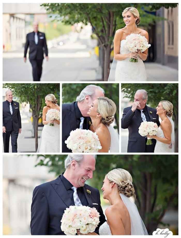 1) First look (y no es con el novio)