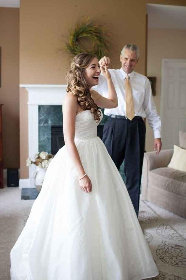 5) First look (y no es con el novio)