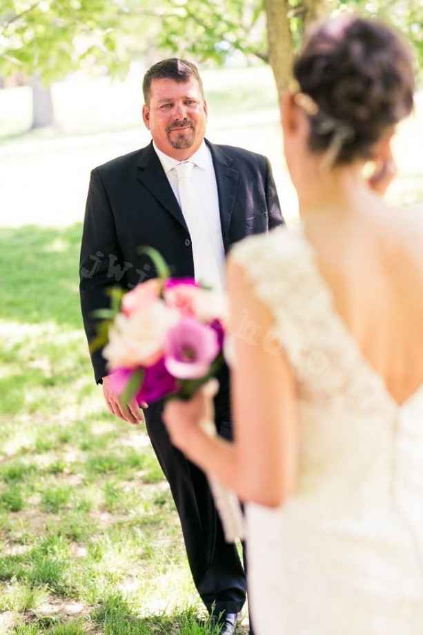 9) First look (y no es con el novio)