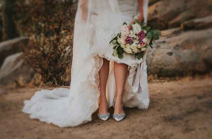 4)  foto novia zapato