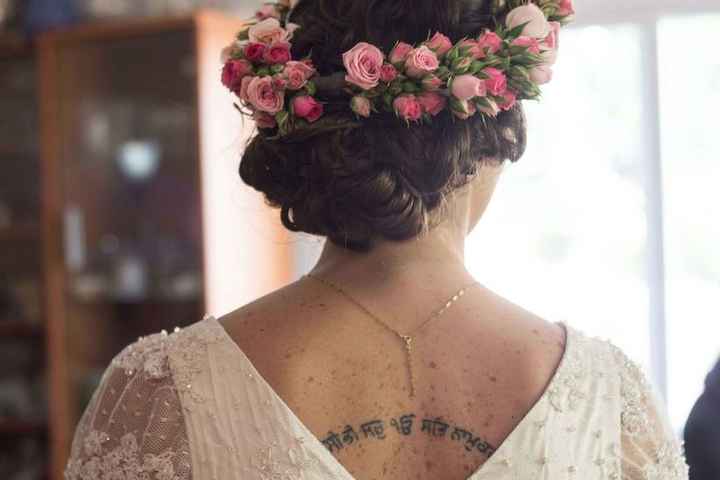 1) trenza para novia